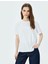 Pamuklu Bisiklet Yaka Kısa Kollu Basic T-Shirt 1