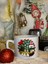 Kişiye Özel El Yapımı Kardan Adam Motifli Yılbaşı Hediyelik Porselen Kupa Mug 2