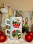 Kişiye Özel El Yapımı Kardan Adam Motifli Yılbaşı Hediyelik Porselen Kupa Mug 3