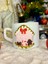Kişiye Özel El Yapımı Şeker Ev Motifli Yılbaşı Hediyelik Porselen Kupa Mug 1