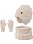 Kışlık Çocuk Boyun Isıtıcıları, Eldivenler, Şapkalar, Üç Parçalı Set(Yurt Dışından) 1