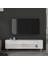 Retrolp4ct Tv Sehpası Beyaz-Gümüş 1
