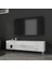 Retrolp4ct Tv Sehpası Beyaz-Gümüş 2