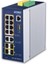 Endüstriyel Tip Yönetilebilir Gigabit Poe Switch (Industrial Managed Gigabit Poe Switch)Basic L38 x 10/100/1000T 802.3AT Poe+ Injector (Port-1 ile Port-8 Arası) (Port Başına 36 Watt) (Poe Güç Bütçesi 1