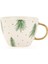 Kitchen New Bone Yaprak Desenli Kupa - Renkli - 430 ml 2