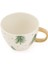 Kitchen New Bone Yaprak Desenli Kupa - Renkli - 430 ml 3