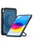 iPad 10.9 (2022) Darbeye Dayanıklı Pc+Tpu Tablet Kılıfı, Destek Standı, Kalem Tutucu (Yurt Dışından) 1