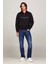 Erkek Çeyrek Fermuarlı Sahte Yaka Sweatshirt - Siyah 2