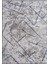 Azur UZ02E Gri Mavi Pamuk Akrilik Yumuşak Dokulu Modern Kilim Halı 1