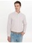Erkek Slim Fit Uzun Kollu Gömlek-Bej 2