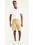 Bej Erkek Normal Bel Classic Fit Şort 35412-0006 1