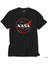 Nasa Red Logo Siyah Tişört 1