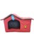Chakie Çatılı Büyük Impertex Kedi Köpek Kulübe Yatağı 46 x 69 x 40 cm 1