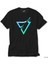 Triangle Logo Siyah Tişört 1