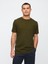 Erkek Haki Everyday Soft Grafikli T-Shirt 1