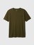 Erkek Haki Everyday Soft Grafikli T-Shirt 2
