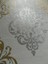Damask Desenli Gold Gümüş Silinebilir Klasik Duvar Kağıdı 5m2 2