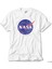 Nasa Damaged Logo Beyaz Tişört 1