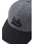 Logan Gri Baseball Cap Ekoseli Kaşe Nakışlı ve Metal Tokalı Standard Fit Unisex Şapka 3
