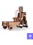 Sepetli Robot Dc Motorlu Ahşap Oyuncak Stem-A Seti 4