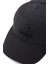 Logan Siyah Baseball Cap Ekoseli Kaşe Nakışlı ve Metal Tokalı Standard Fit Unisex Şapka 3