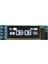 128X32 OLED LCD Ekran 0.91 Inch SSD1306 (Arduino Uyumlu) - Beyaz 1