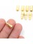5 Çift 3.5mm Altın Kaplama Banana Dişi Erkek Soket 40A Pil Batarya Lion Bullet Plug 2
