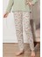 Faryakids Pamuklu Uzun Kollu Desenli Kız Çocuk Pijama Takımı 3