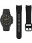 Samsung Galaxy Watch 7 44 mm ile Uyumlu Kordon Kavis Tasarımlı Silikon Kayış 1