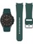 Samsung Galaxy Watch 7 Fe 40 mm ile Uyumlu Kordon Kavis Tasarımlı Silikon Kayış 1