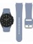 Samsung Galaxy Watch 5 Pro 45MM ile Uyumlu Kordon Kavis Tasarımlı Silikon Kayış 1