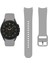 Samsung Galaxy Watch 7 Fe 40 mm ile Uyumlu Kordon Kavis Tasarımlı Silikon Kayış 1