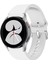 Samsung Galaxy Watch 7 40 mm ile Uyumlu Kordon Kavis Tasarımlı Silikon Kayış 1