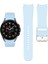 Samsung Galaxy Watch 5 Pro 45MM ile Uyumlu Kordon Kavis Tasarımlı Silikon Kayış 1