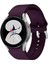 Samsung Galaxy Watch 6 Classic 47MM ile Uyumlu Kordon Kavis Tasarımlı Silikon Kayış 1