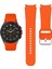 Samsung Galaxy Watch 7 Fe 40 mm ile Uyumlu Kordon Kavis Tasarımlı Silikon Kayış 1