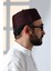 Kubbeli Kalıp Namaz Takkesi Mürdüm 4