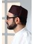 Kubbeli Kalıp Namaz Takkesi Mürdüm 5