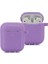 Airpods Için 1/2 (Açık Mor) Kulaklık Yumuşak Silikon Kılıf (Açık Mor) (Yurt Dışından) 1
