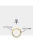 Dizi Pırlantalı Halka Piercing, 10-12 mm , 1.2 Mm, 14K Sarı-Beyaz-Kırmızı Altın | LC00002D 3