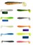 Round Bait 70MM Silikon Balık 1