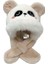 Çocuk Peluş Şapka Kış Panda Eşarp Erkek ve Dişi Bebekler Için Hepsi Bir Arada Şapka (Yurt Dışından) 1