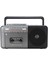 PX-680BT Fm Radyo-Usb-Mp3 Player Bluetoothlu Kaset Çalar Gri 2