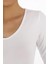 V Yaka Slim Fit Tişört 2'li Satış-Siyah-Beyaz 5