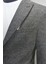 Gılapa Desenli Slimfit Erkek Tek Ceket Siyah 3