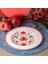 Istanbul Porselen Nar Fine Bone Servis Tabağı Kırmızı 27 cm 2