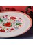 Istanbul Porselen Nar Fine Bone Servis Tabağı Kırmızı 27 cm 4