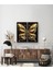 2li Gold Eskitme Kelebek Kanvas Tablo 60 x 120 cm x 2 1