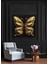 2li Gold Eskitme Kelebek Kanvas Tablo 60 x 120 cm x 2 2