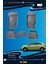 Seat Ibiza 2008-2017 Hatchback Için 5,5d Carbon Style Havuzlu Paspas - Tpe Malzeme 1